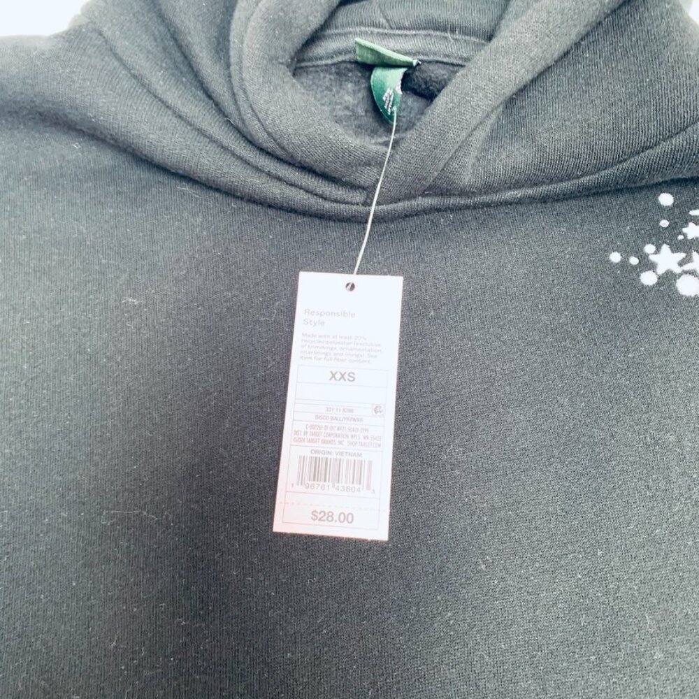 NWT Wild Fable Womens Size XXS Black Hoodie - Picture 6 of 10